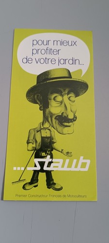Ancienne publicité dépliant - publicité,