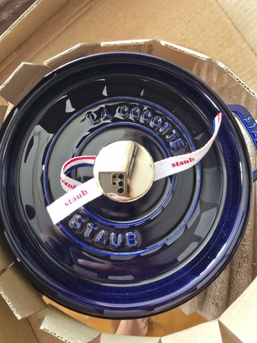 Cocotte ronde bleu - cm,, ronde,