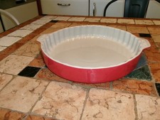 Plat tarte rouge staub - ,
