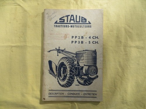 Motoculteur staub et pp - pp, 2